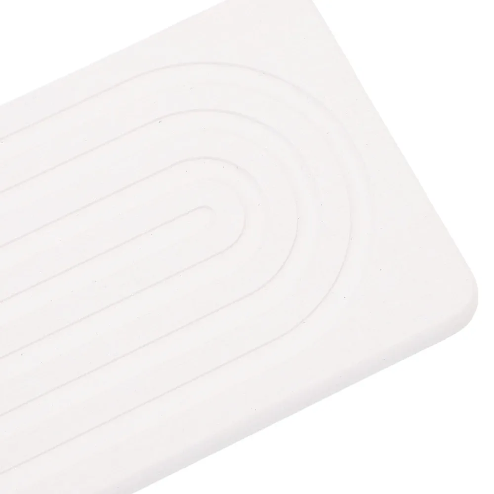 Diatomite Faucet Mat White Fast Drying Quick Drying Tray Water Absorbent Easy to Use Dish Drying Pad Kitchen Bathroom Sink