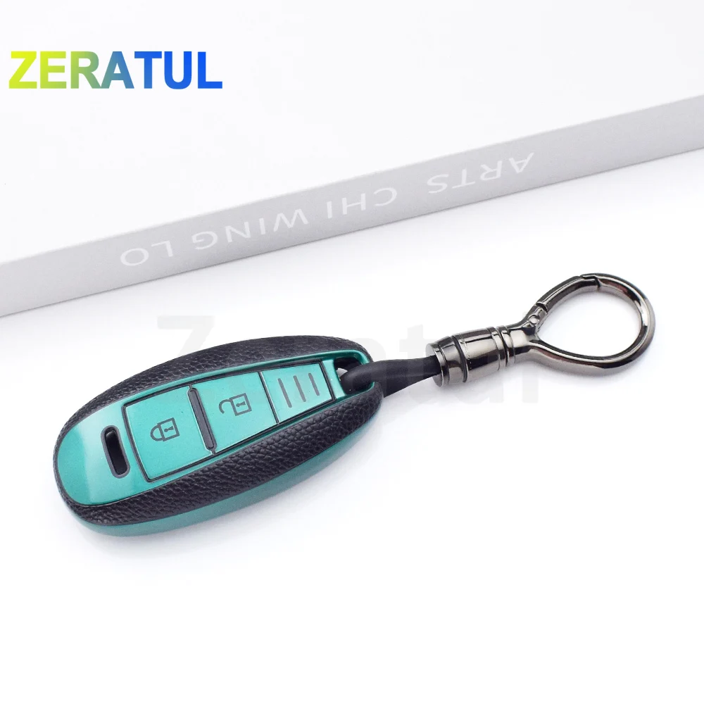 

Кожаный чехол для автомобильных ключей из ТПУ, сумка для Suzuki Swift SX4 Ertiga Kizashi Vitara Baleno Ignis, автомобильный чехол для ключей, аксессуары