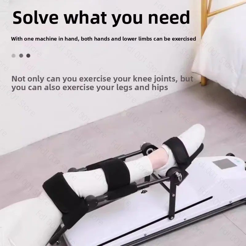 Electric CPM Knee Rehabilitation Machine, Home Lower Limb Leg Training Equipment for Bending Recovery