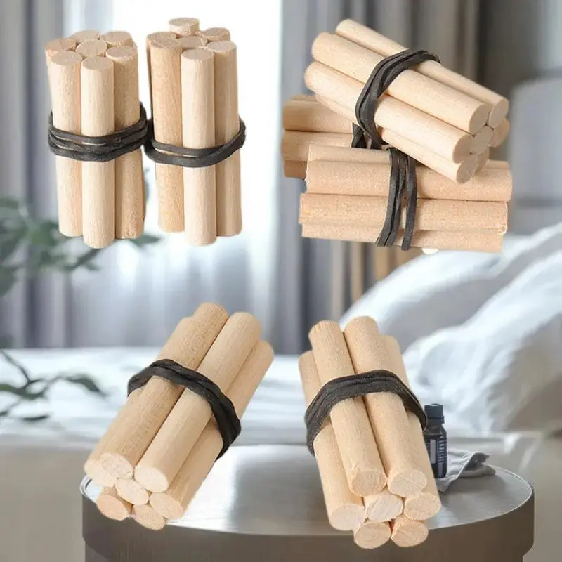 1/12 Scale Pretend Play Firewood Toy Set, Pack of 5, Doll House Accessory for Camping Scenario Decoration