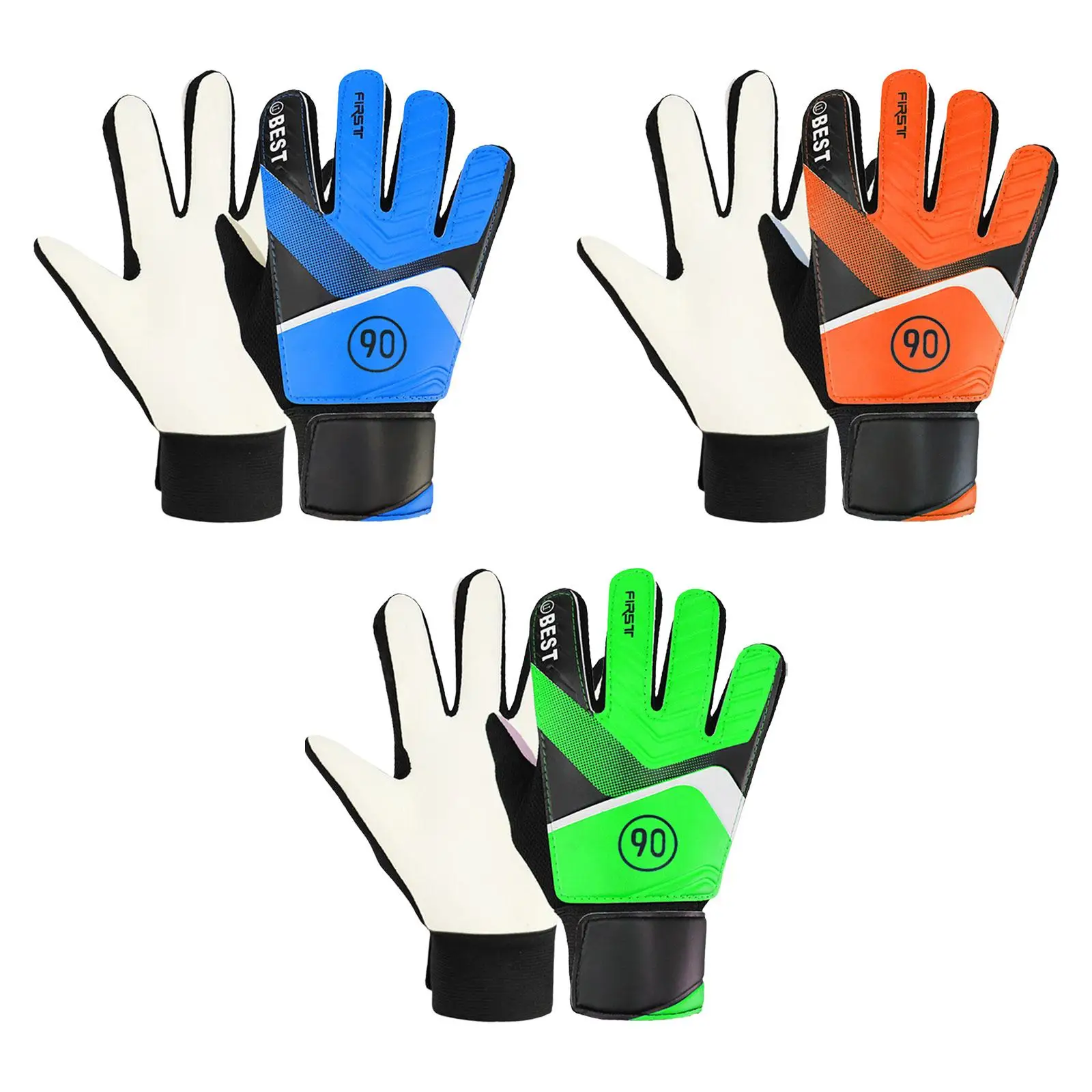 Football Goalkeeper Gloves for Kids Thickened Comfortable Latex Palm Goalie Gloves