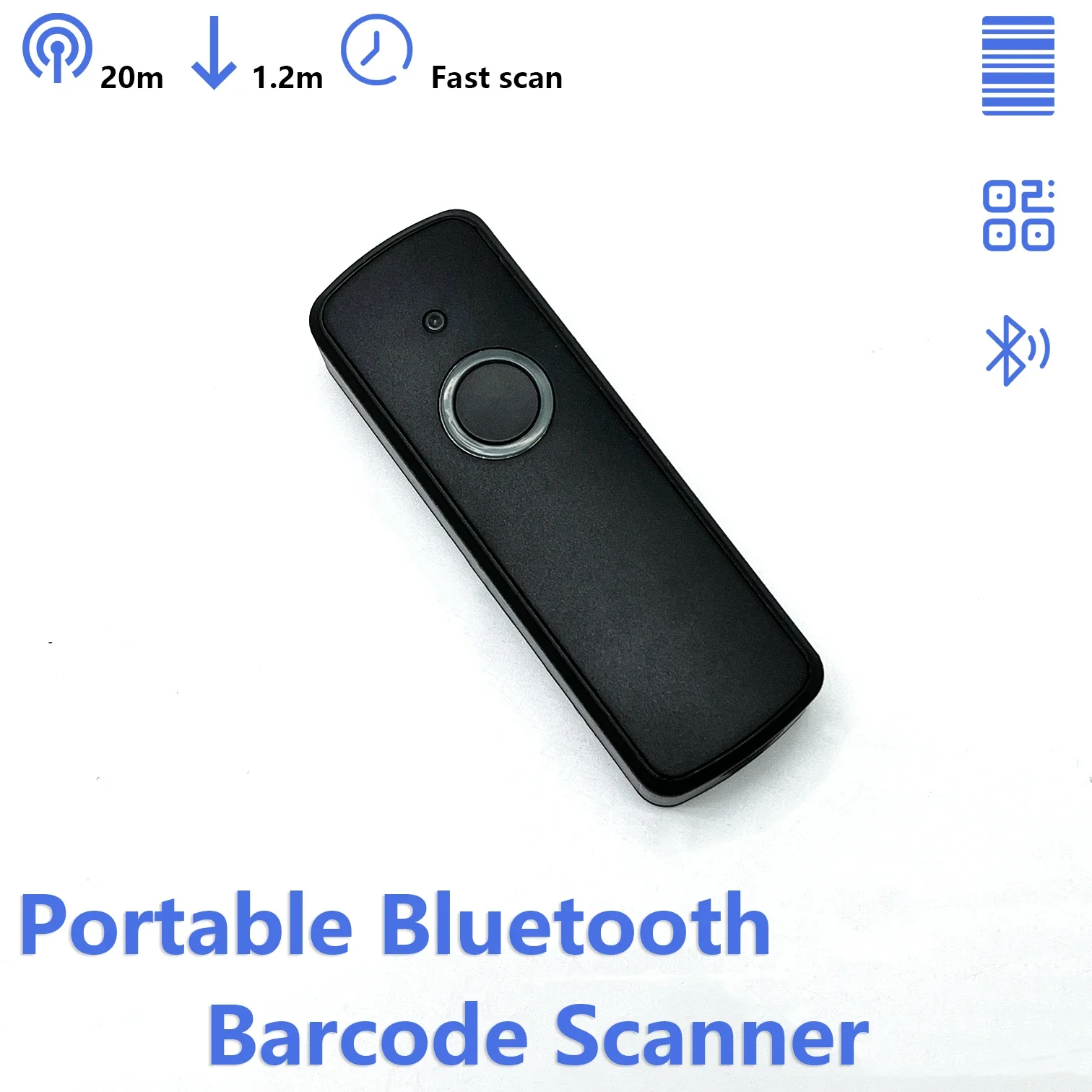 Barway Mini Portable Barcode Scanner For 1D 2D QR Barcode Usb CE A4 CCD Stock Manual Minno Apex 6 Scanner 4 Miles 32 Bit 3-year