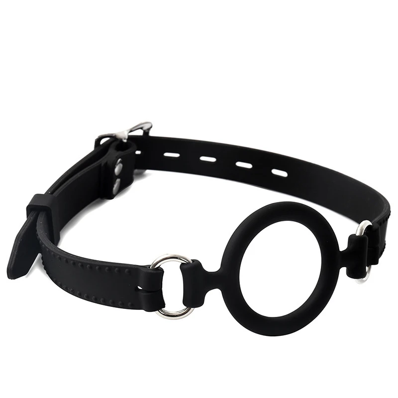 Couples Open Mouth Gag BDSM Bondage Restraints Breathable Ring Harness Strap Fetish Sex Toys For Women O-Ring Oral Gags Cosplay