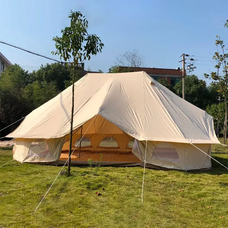 Yurt Homestay Hotel Tent Outdoor Camping Wild Luxury Scenic Spot Camp Large Indian Cotton Cloth