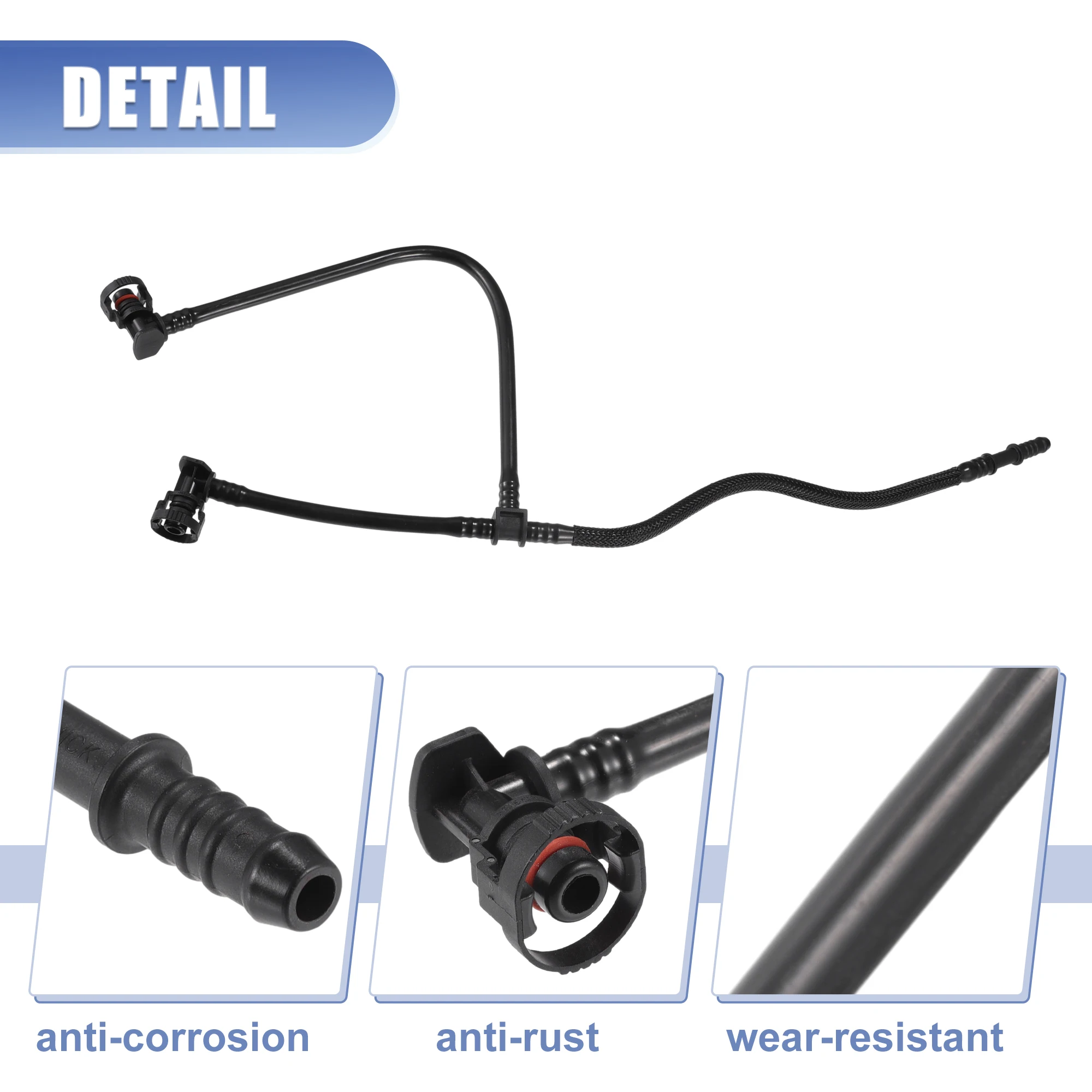 UXCELL سخان خرطوم المبرد خزان توسيع الأنابيب لبورشه كايين رقم 94810601603