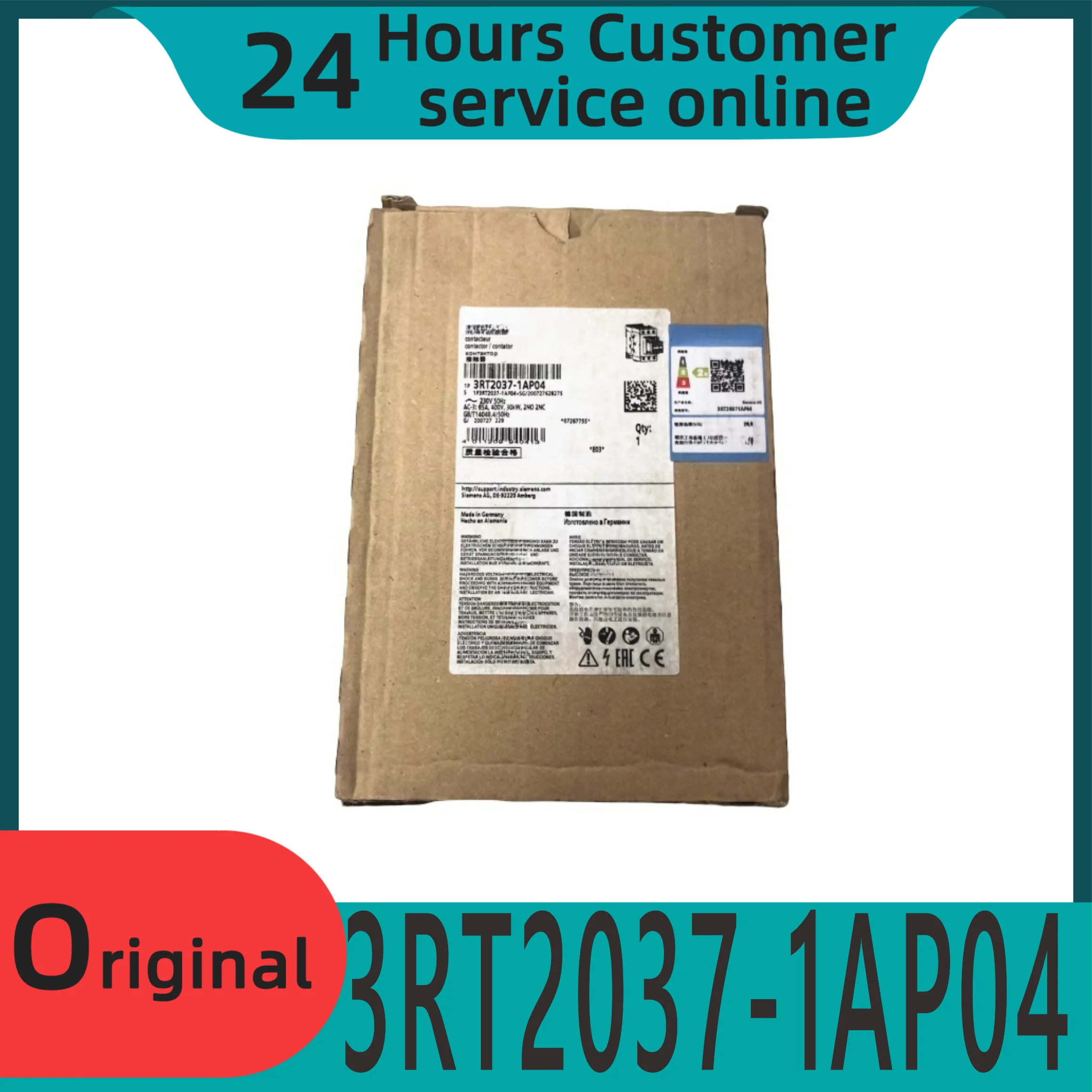 Nowy oryginalny stycznik AC 3RT2037-1AP04 3RT20371AP04