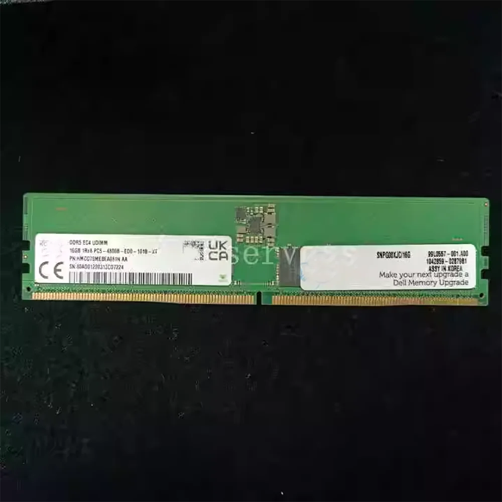 Memori server 16G 1RX8 PC5 4800E 5ECC SNPG00XJC/16G