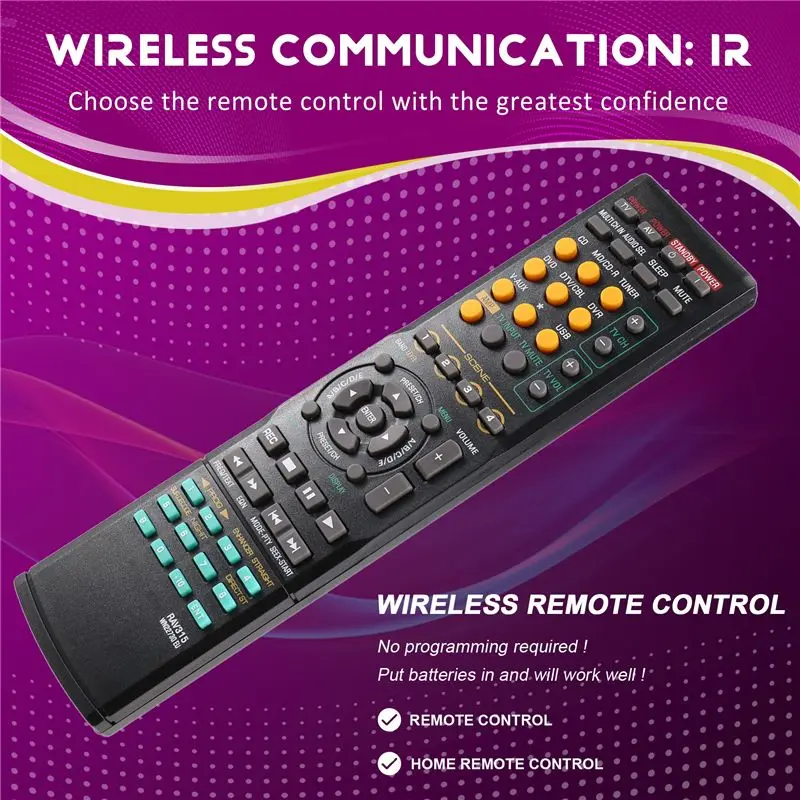 Remote Control Smart Controller For RX-V363 RX-V463 RAV315 RX-V561 RAV311 RAV312 RAV282 RX-V650 RX-V459 RX-V730-ABIU
