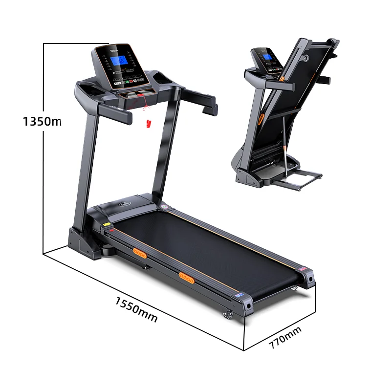 Wholesale Price Easy Installation Folding Motorized High Performance Treadmill Physical Exercise Is Suitable for Gyms and Homesp