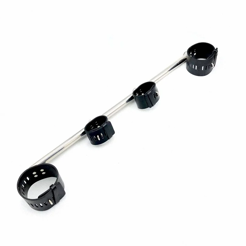 HESEKS BDSM Bondage Kit Spreader Bar Handcuffs Ankle Cuffs Fetish Restraints Set Sex Toys for Couples