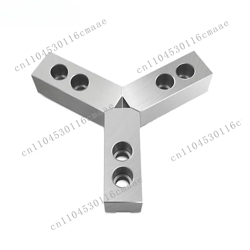 Lathe chuck jaw, high precision 3/4 soft jaw 5/6/8/10 inch, suitable for hydraulic numerical control/lathe clamping power chuck