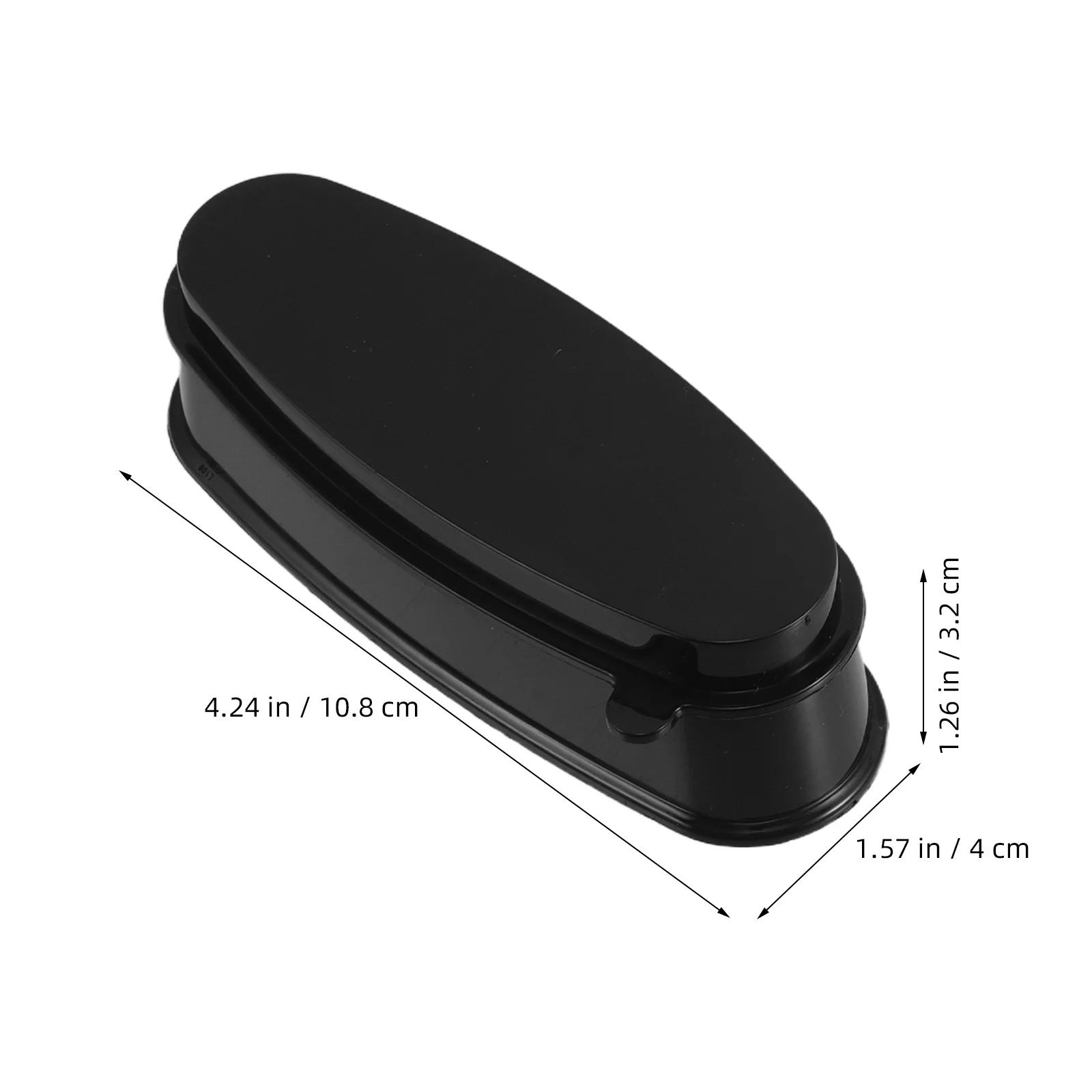 3 قطع من صينية إعادة تدوير مسحوق الأظافر الفرنسية، منظم مدمج محمول لتنظيف مساحة العمل