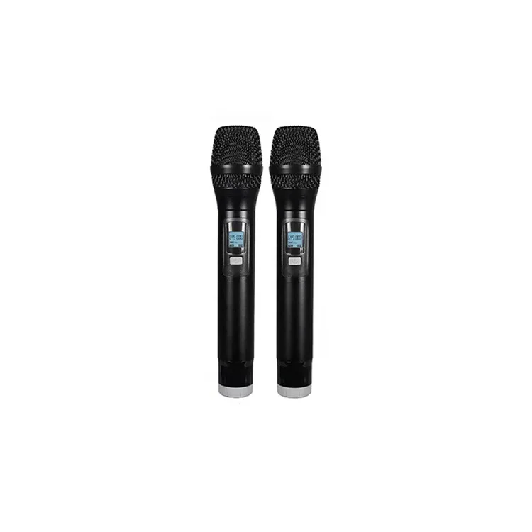 RIY-0305 OEM ميكروفون لاسلكي احترافي محمول باليد Uhf ميكروفون لاسلكي للكاريوكي