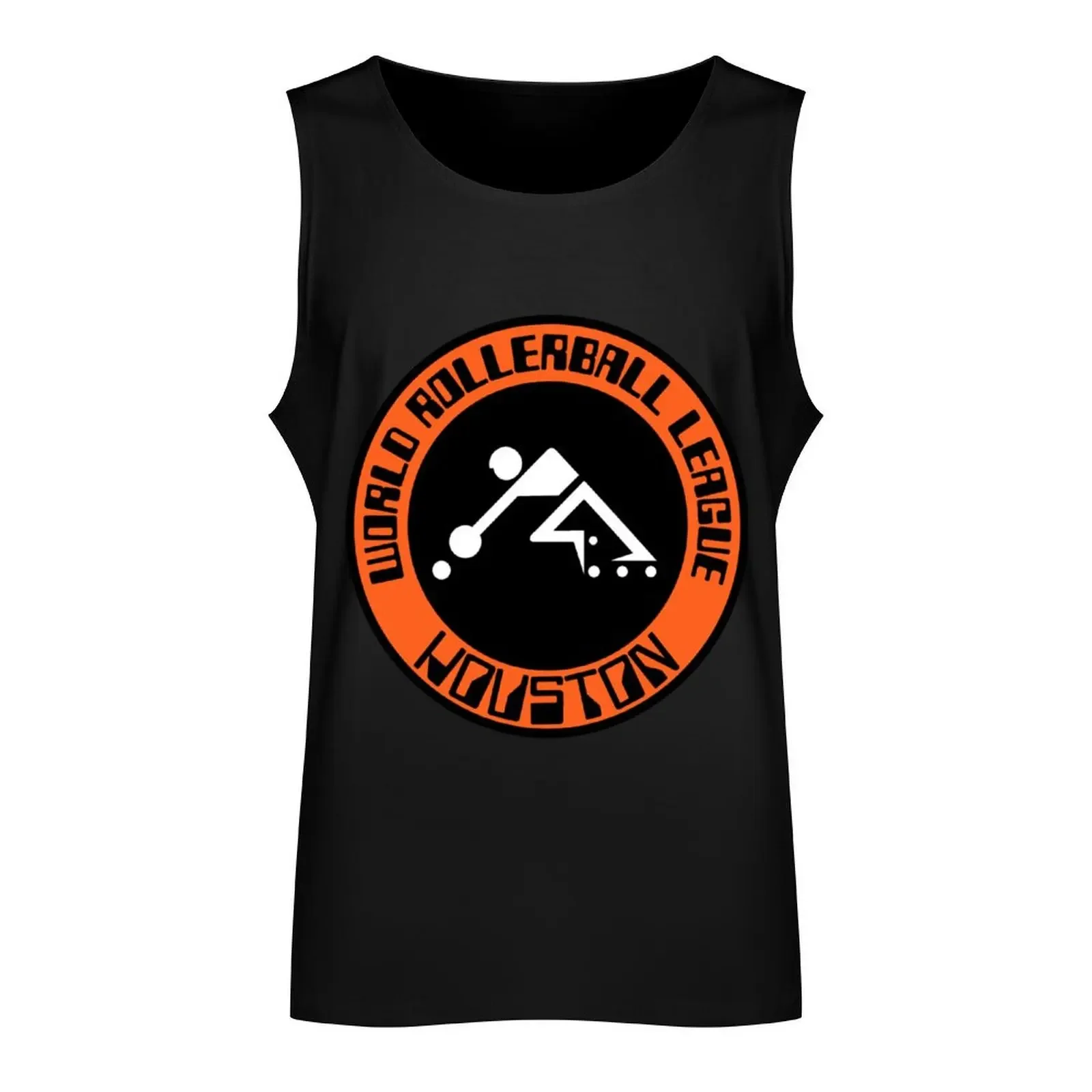 World Rollerball League - Houston (Rollerball) Sticker Tank Top T-shirt for fitness men gym Men's singlets