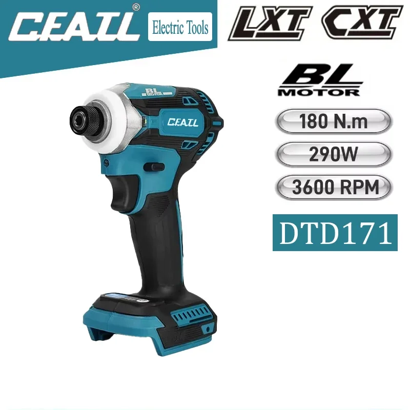 

Suitable for Makita brushless power tool DTD171 cordless impact driver, CFATL motor bare machine power supply 18v power tool