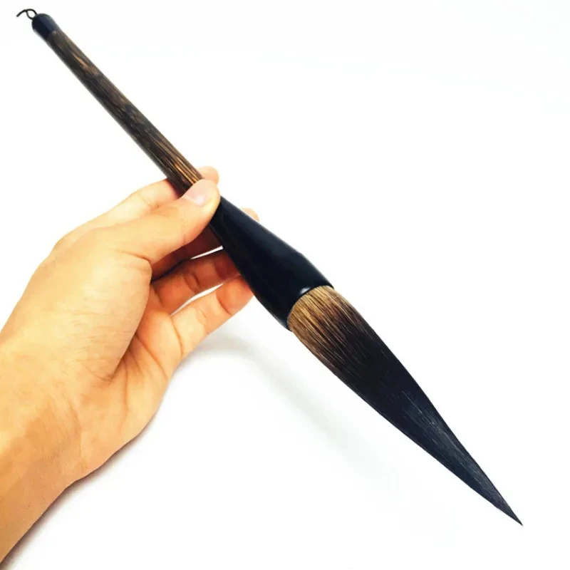 Large Calligraphy Brush Hard Long Bear Hair Brush Pen Running Cursive Couplets Writing Chinese Painting Cursive Calligraphy Pen