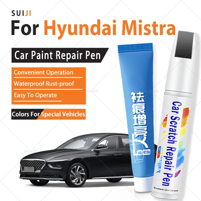 

Для Hyundai Mistra Touch Up Paint Pen (OEM SH8/Phantom Black) — набор для ремонта от точной царапин с прозрачным покрытием и кистью