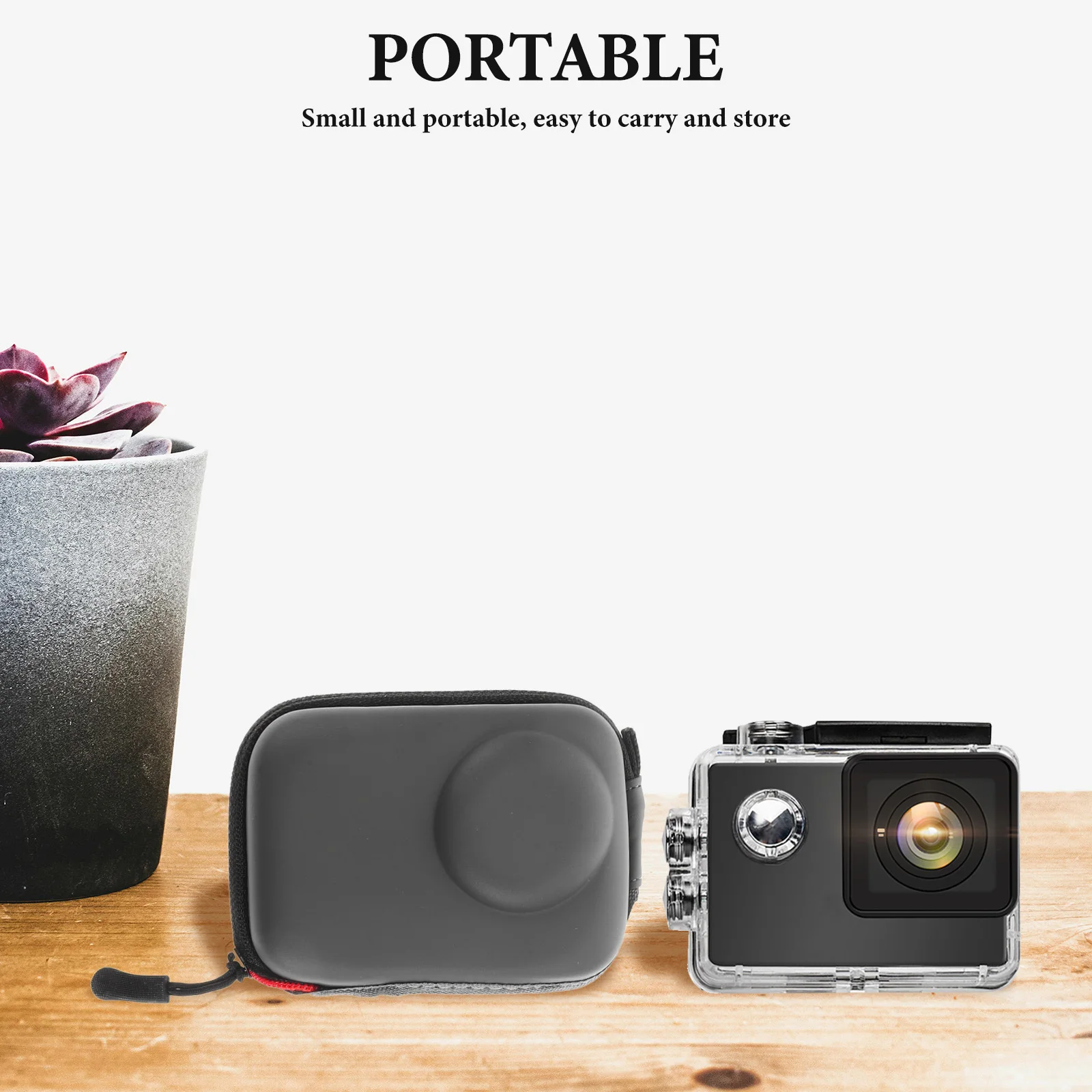 

Mini Camera Protective Storage Bag Portable Travel Case for 11 10 Action Camera Gear Accessories Storage