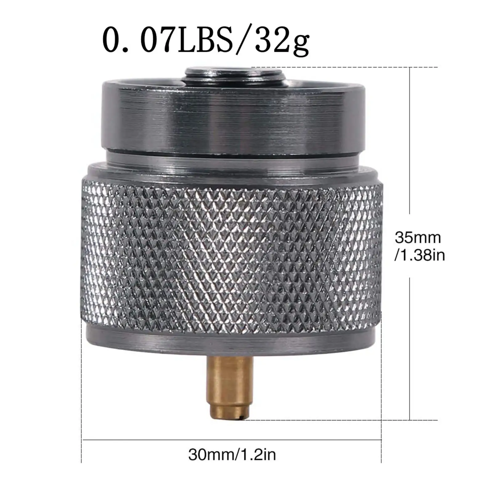 

Gas Stove Adapter Adaptor Canister Head Durable Converter Camping BBQ