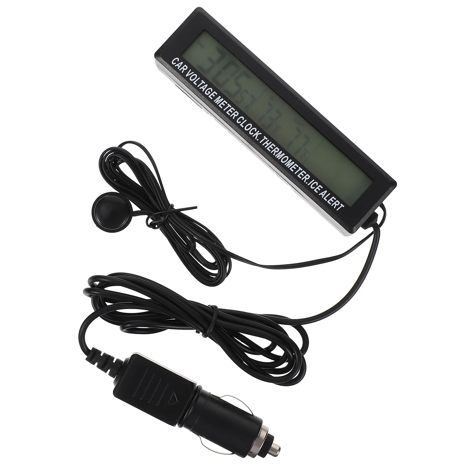 

1Pcs LED Car Clock High Low Temperature Resistant Electronic Clock Vehicle Thermometer Digital Dashboard Display Car Accessory