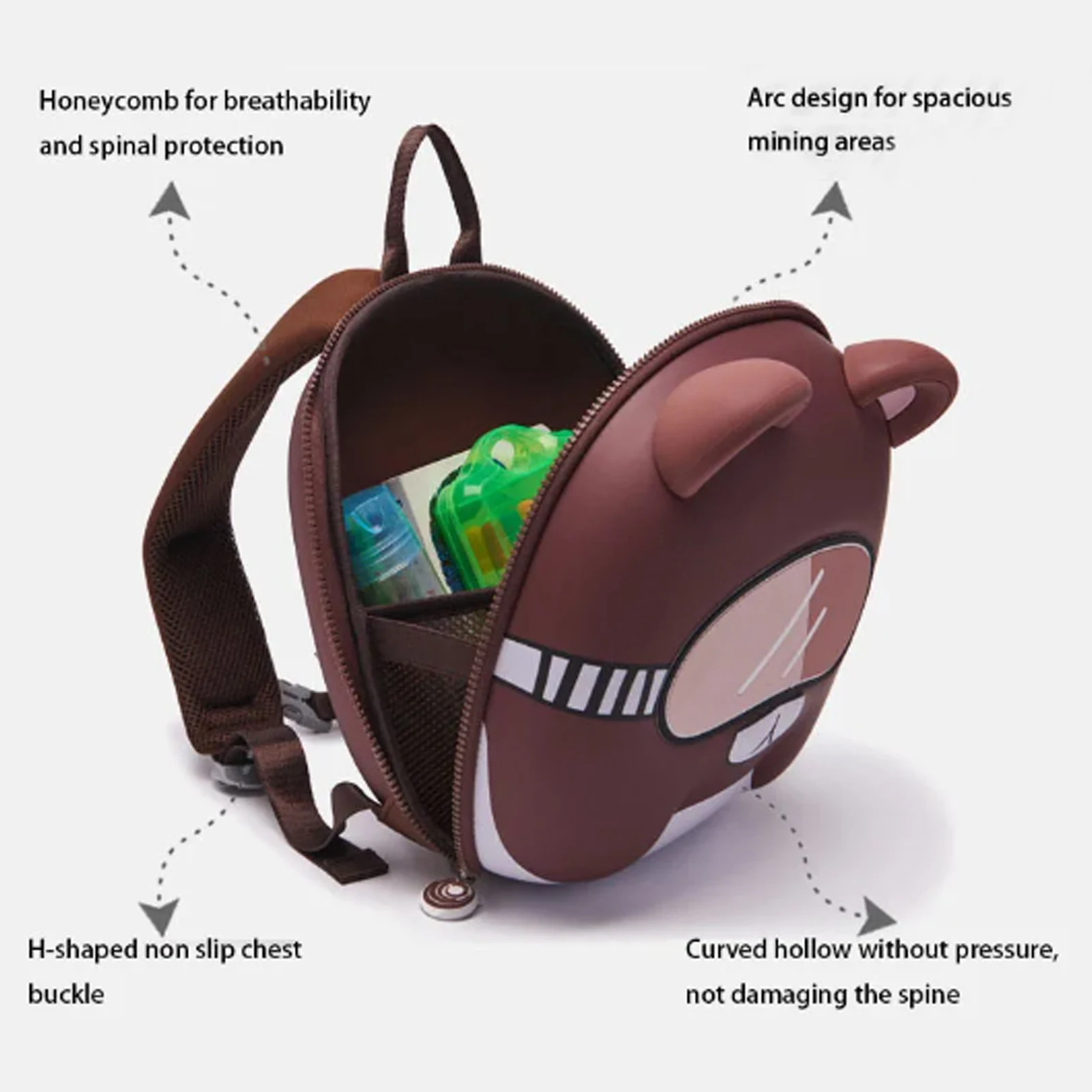 Waterproof Eva Picnic Bag Creative Cartoon Camping Backpack For Men And Women Small Lovely Bento Box Storage Backpack 2025