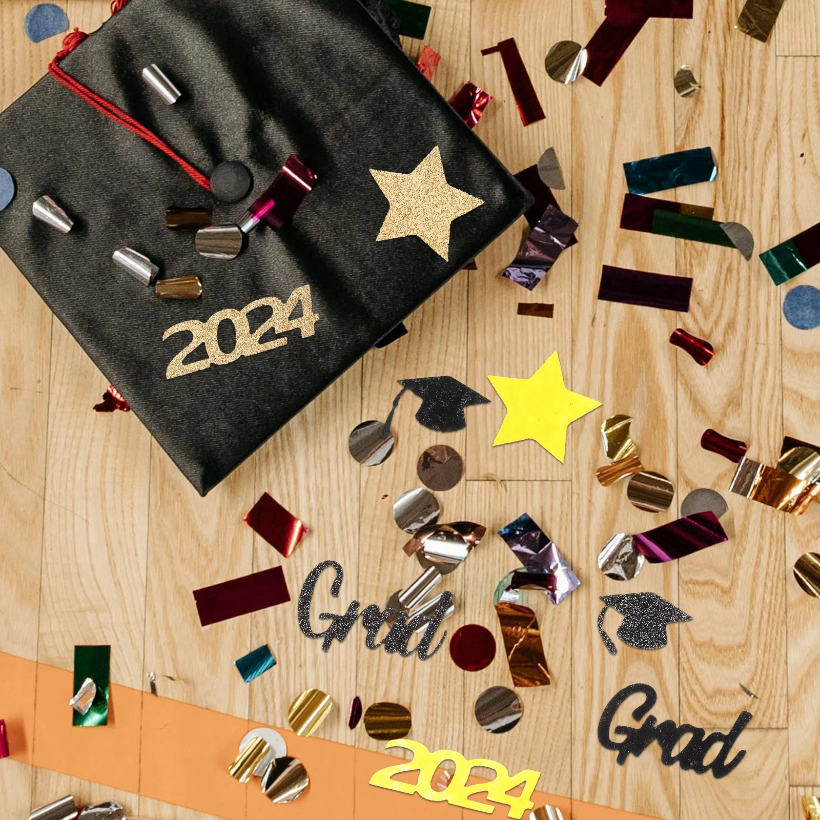 

Graduation Confetti Non Woven Paper Scrap Table Decoration Festival Party Decorations Gift Box Filler Scatter nament