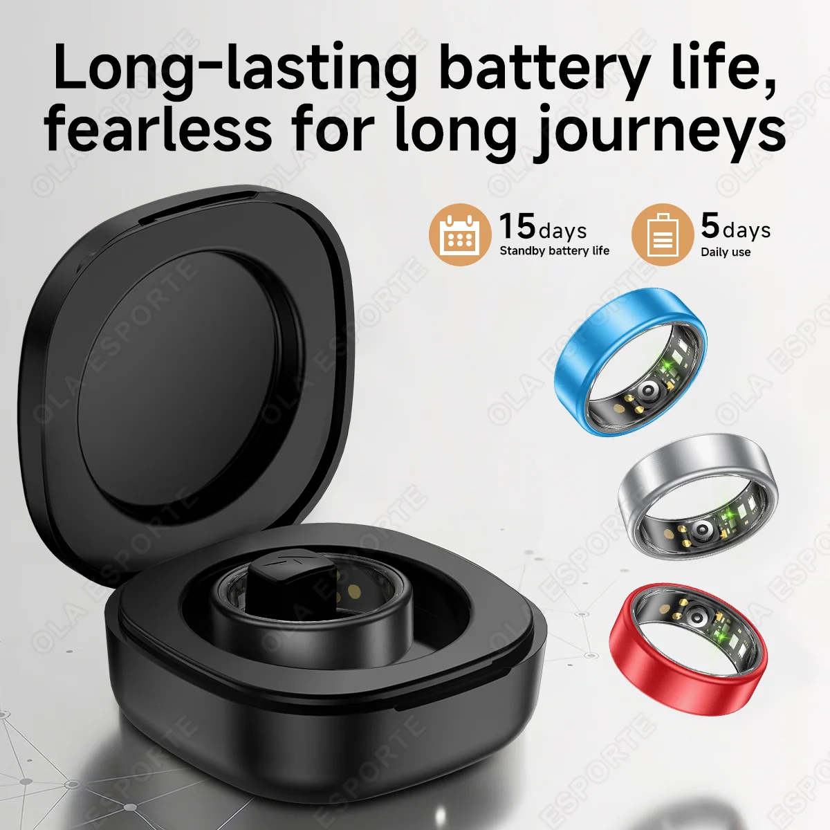 Smart Ring with Health Tracking and Lightweight Design