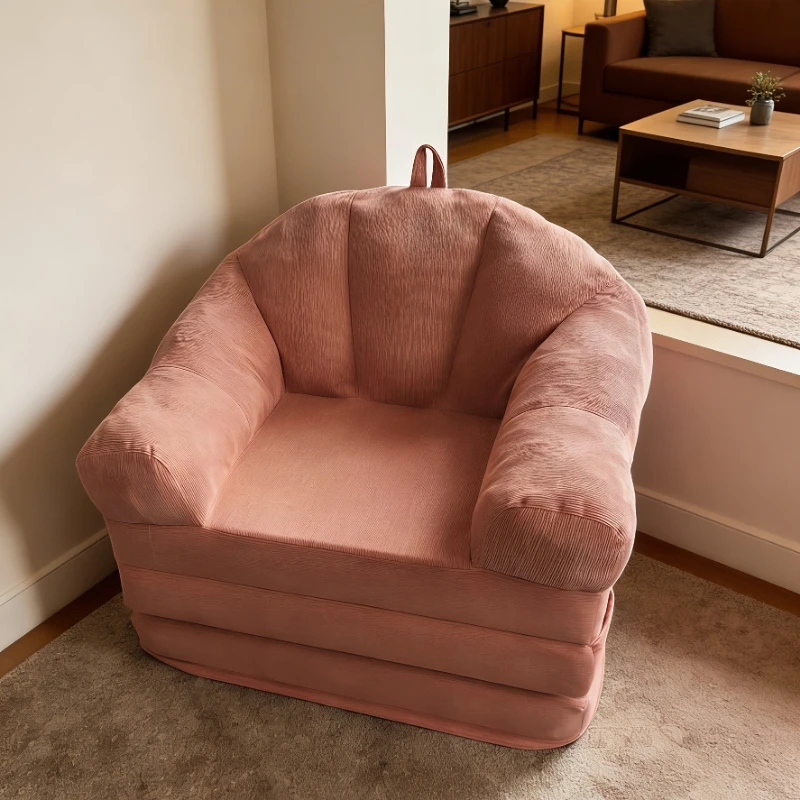 Compression sofa lazy furniture sleeping small apartment living room balcony