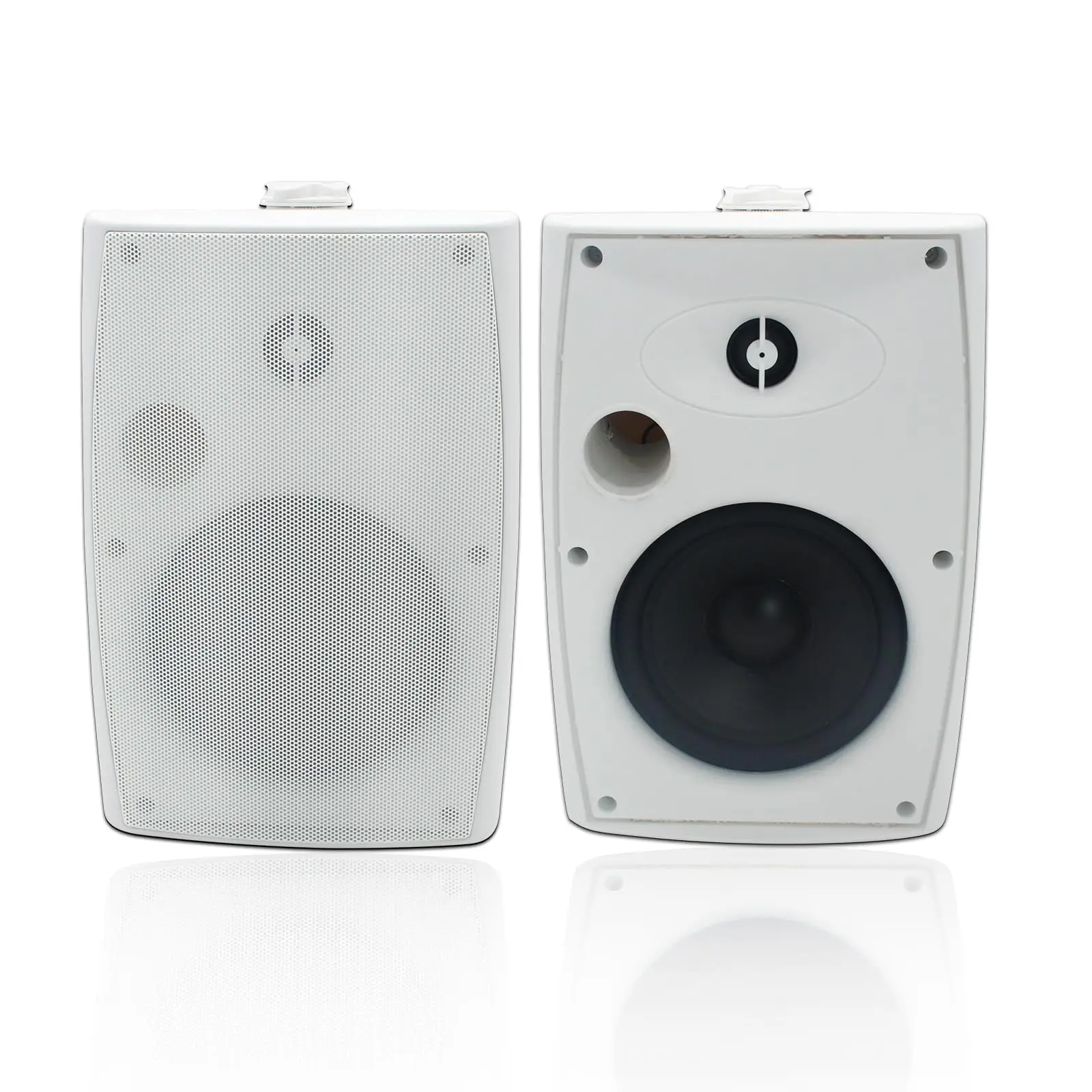 STUDIOFINIX 6.5 Inch 400W Passive Outdoor Speakers Wired Waterproof 2 Way Wall Mounted Powerful Bass for Indoor Poolside