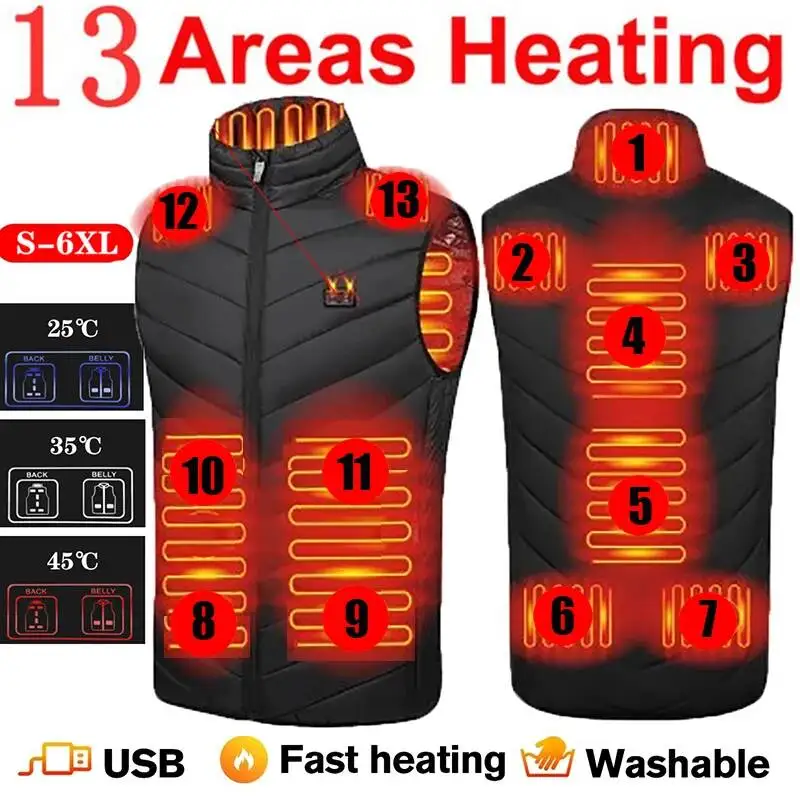 13 Area Usb Heated …