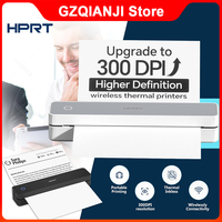 300DPI HPRT MT610 Pro A4 Portable Thermal Printer 210mm 216mm A4 US Letter Thermal Tattoo Transfer Paper Bluetooth USB Printing