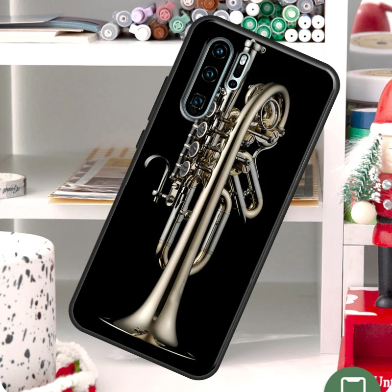 Piccolo Trumpet Brass Instruments Case For Huawei Nova Y60 Y61 Y70 Y90 Y91 10 9 SE 11i 8i 7i 3i P20 P40 Lite P30 Pro Cover