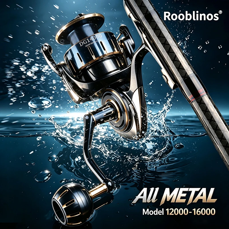 Abu Garcia Reel Max - Спиннинговая катушка Rooblinos DG, модель 12000-16000,