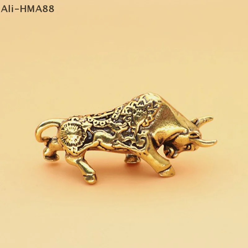 

HMA88-Brass Lucky Bullfighting Statue Home Decoration Ornaments Bitcoin Stock Market Trading Lucky Bull Office Desk Decor Crafts