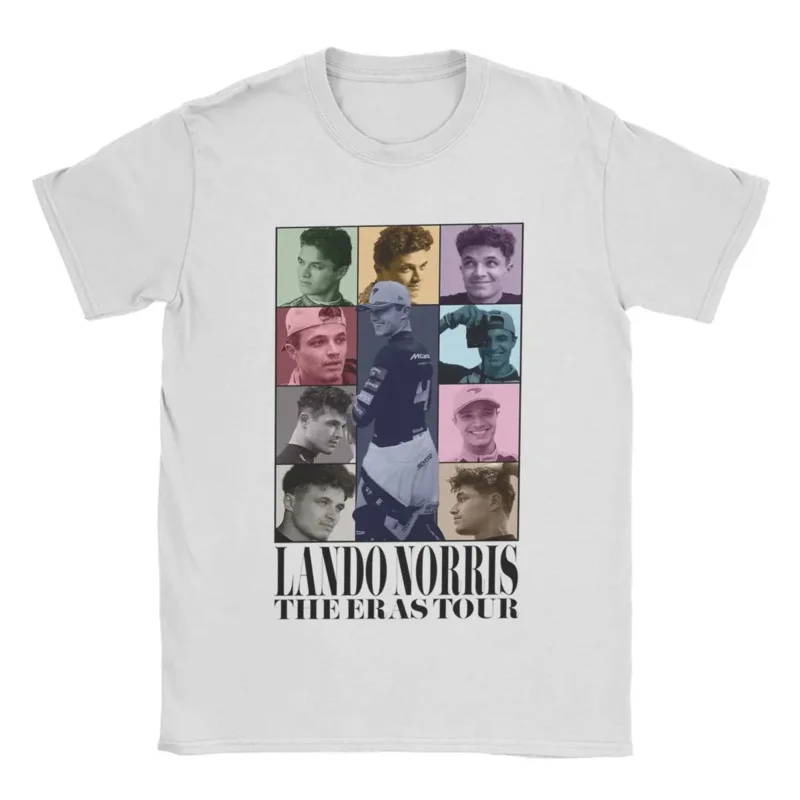 Y2K Lando Norris The Eras Tour Racing Racer Merch For Men Women Fan Gift Unique Cotton New Arrival Tee Shirts