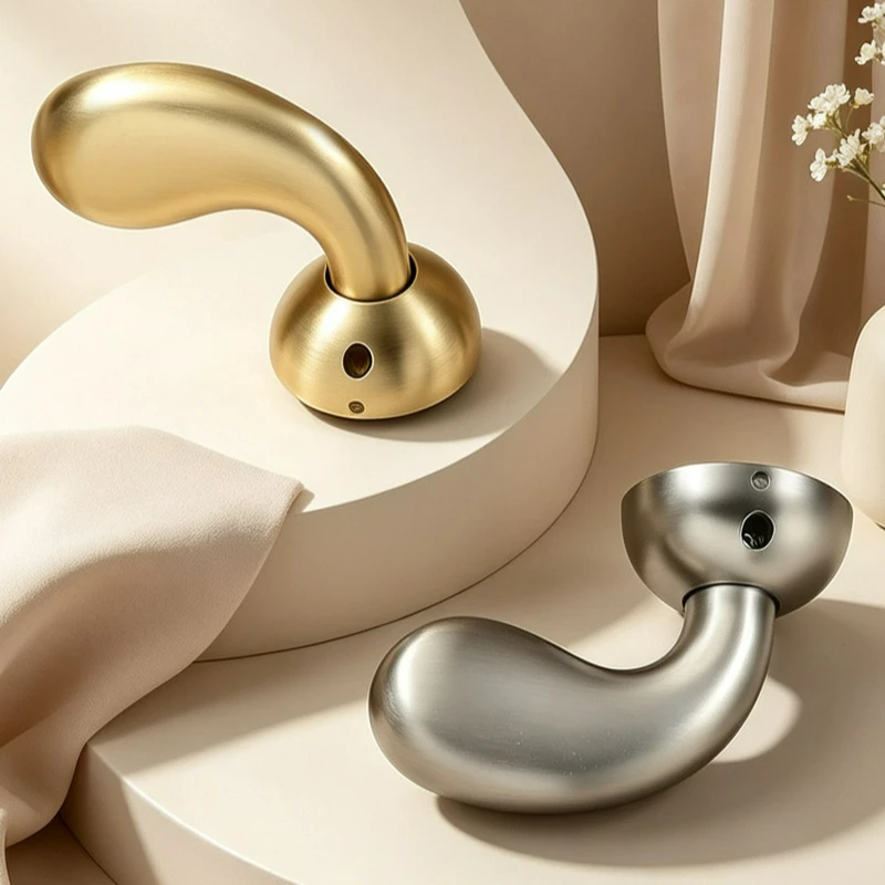 Light Luxury High-end Bedroom Door Lock, High-end Feel, Conference Room, Living Room Universal Magnetic/silent Door Lock
