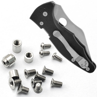 Full Set Titanium Alloy Nail for YJB 2 C85 Knife Screw Spider Handle Screw C85 Blade Screw EDC Knife Full Set of Screws