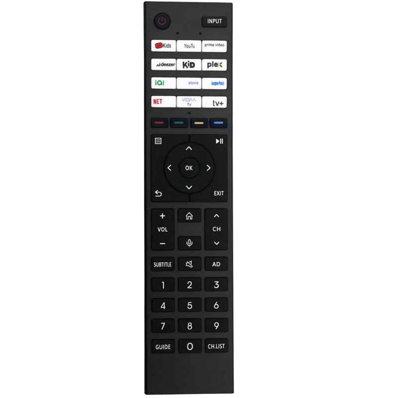 Télécommande CT-95047 de remplacement bien pour télécommande TV LED Android intelligente Toshiba 4K