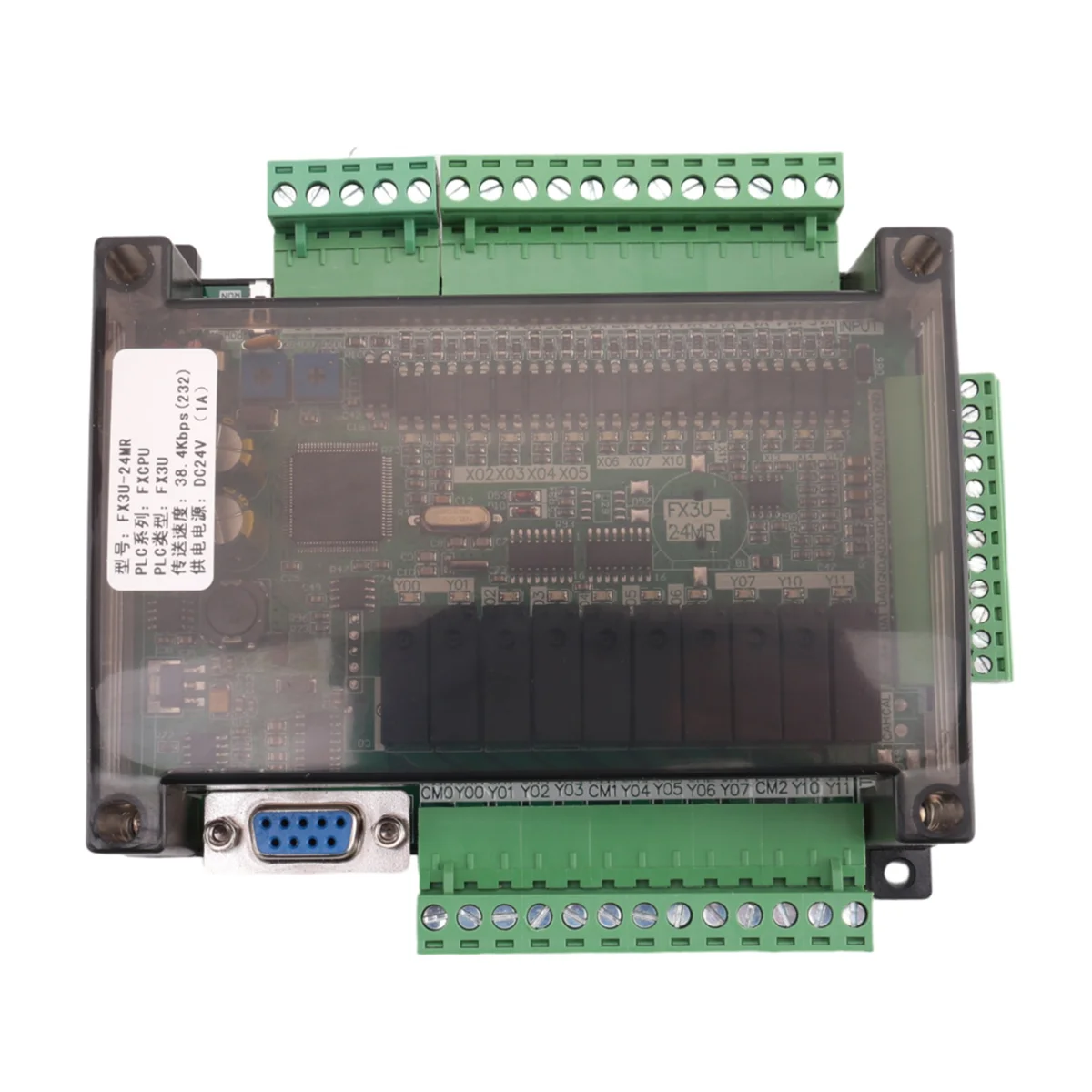 

PLC Industrial Control Board FX3U-24MR High-Speed Household PLC Industrial Control Board PLC Controller Programmable