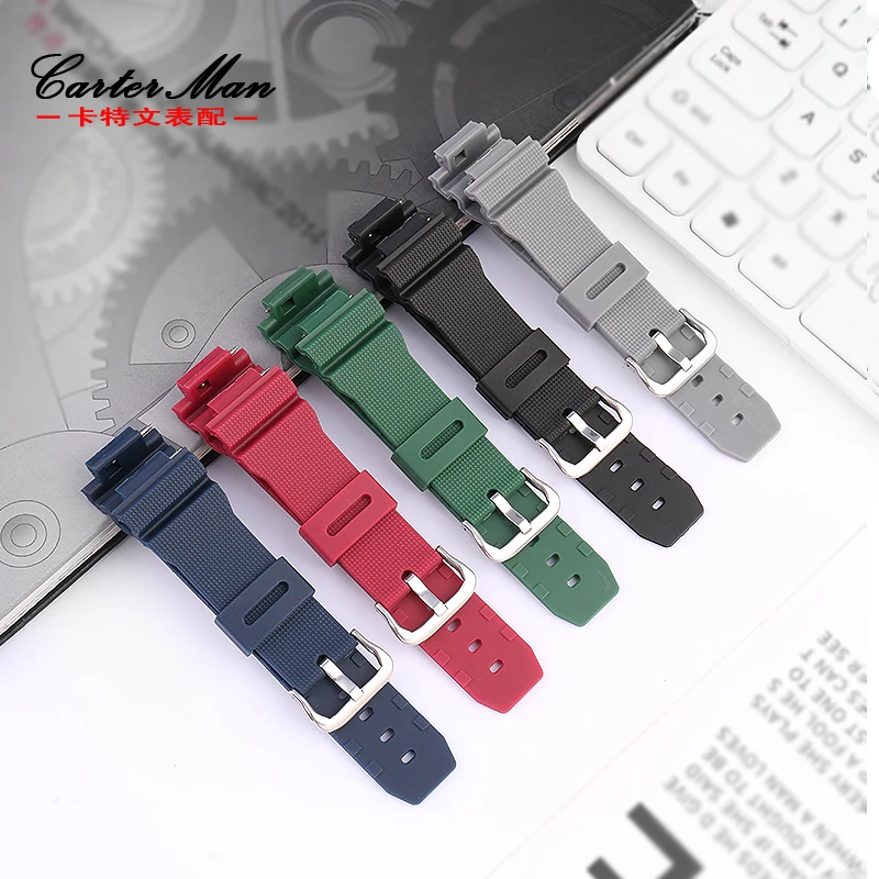 Resin rubber watch strap for CASIO G-Shock GM2100 GM-5600 6900 watchband men's wristband bracelet 16mm quick detachable ear belt