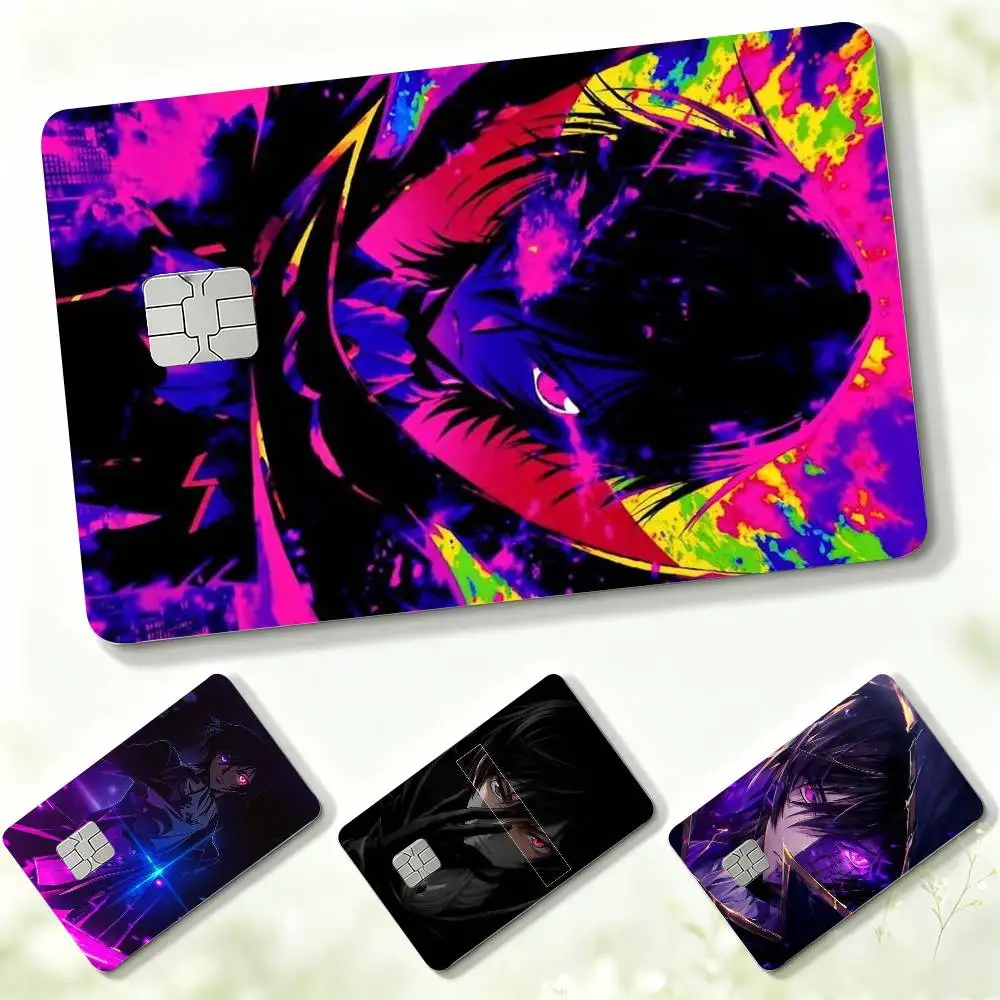 Revenge Anime C-Code G-Geass Z-Zero  Credit Card HD Stickers Small Chip Waterproof Sticker Game Card Decal Gift
