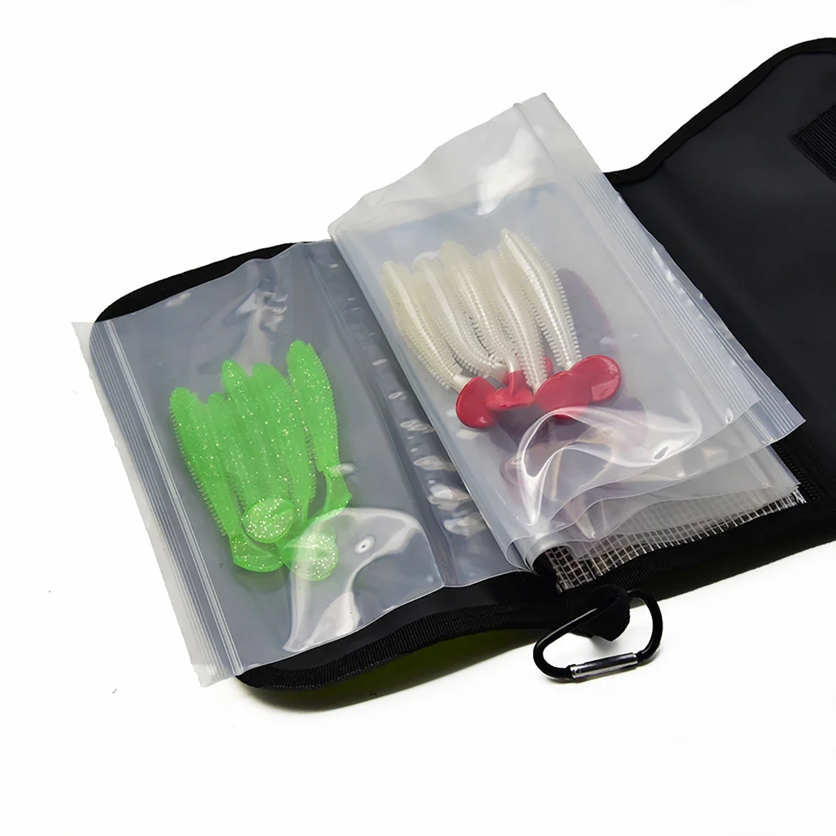 Fake Bait Bag PVC Inner Partitioned Waterproof Storage Fishing Sorting Accessories Storage Bag 어구 꾸러미