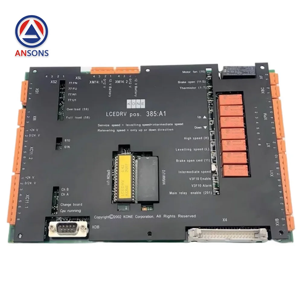 LCEDRV 760313H06 KM760310G01 كوني مصعد محرك لوحة دارات مطبوعة Ansons قطع غيار المصاعد
