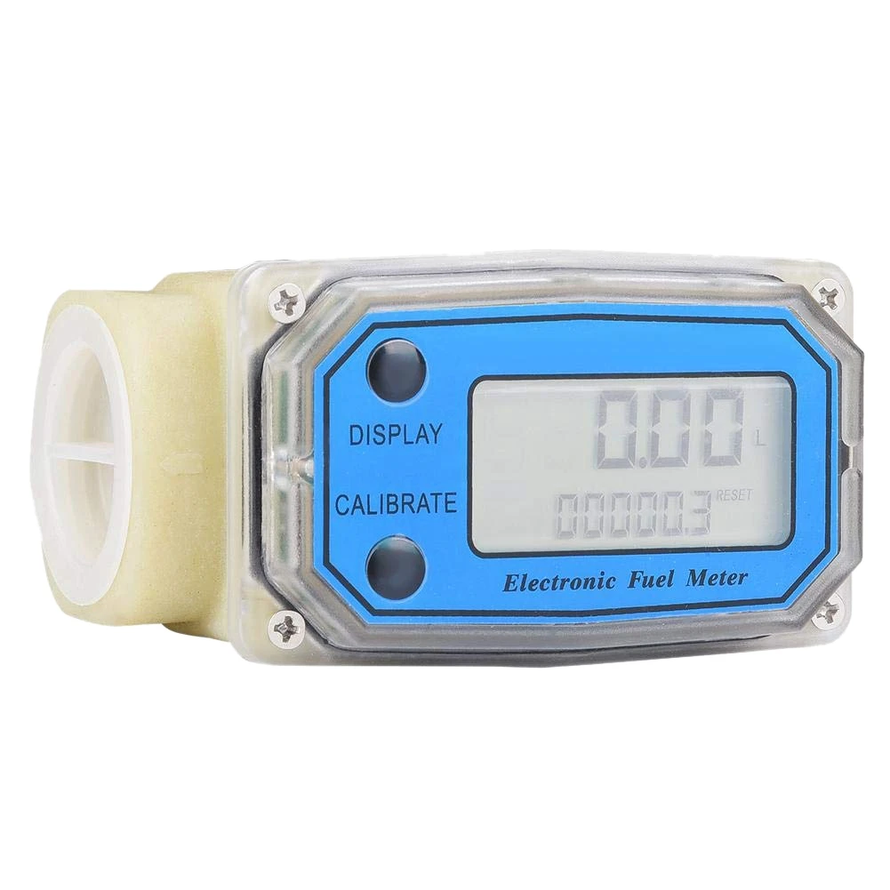

A22I Mini Digital Turbine Flow Meter Fuel Flow Meter Turbine Flowmeter for Chemicals Water Sea Liquid Flowmeter