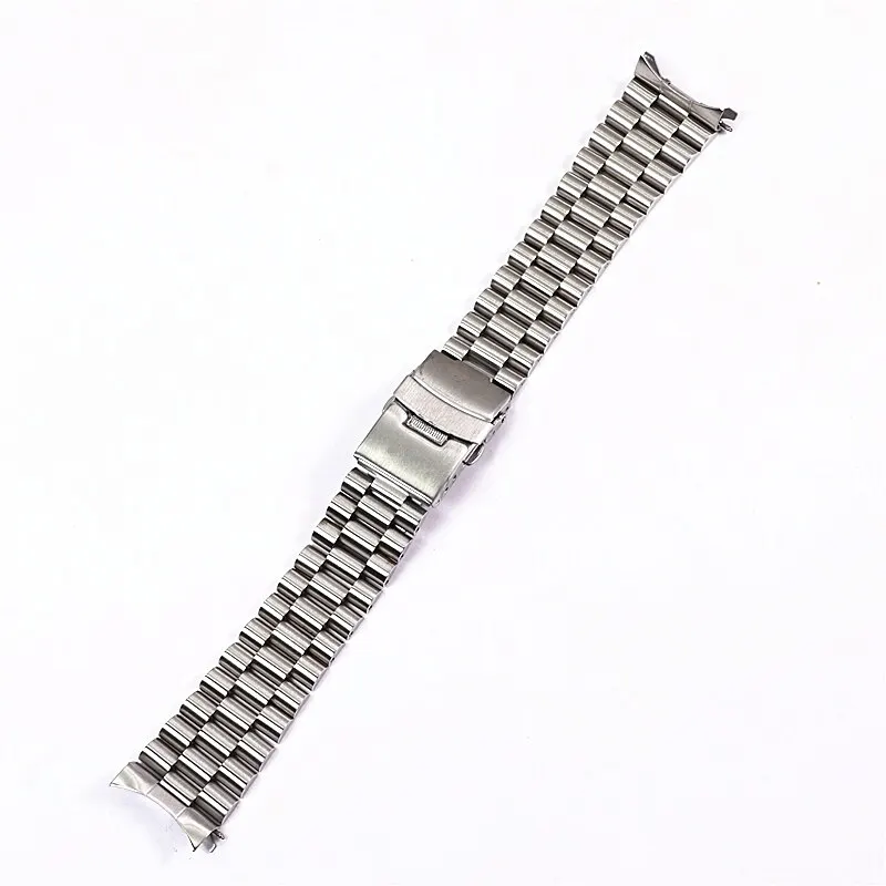 3 Styles 22mm Diving Steel Metal Strap For Casio Duro Mdv107-1A MDV106-1A Watch Wristband Bracelet Watchband Replacement Parts