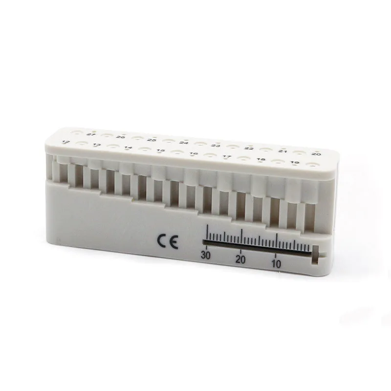 Dental Autoclavable Endo Block Stand Ruler Dentist Instrument Ruler Products Equipment Mini Measuring Block Holder for K/H Files