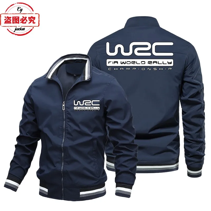 Racing Suit World Championship WRC Rally Logo Fashion Casual Loose Long Sleeve Men's Top Jacket