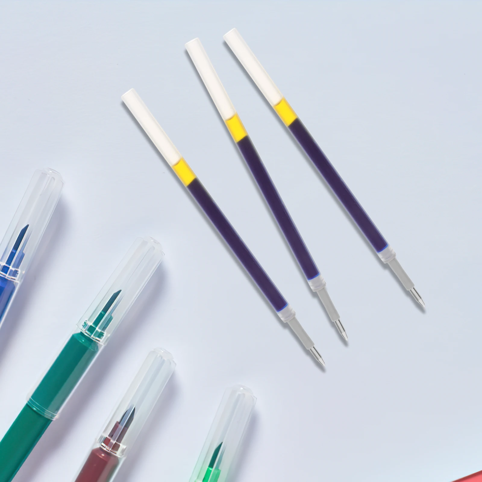 

60 Pcs Refill Gel Pen Replacement Refills Ink Colored for Pens Replaceable Refillable