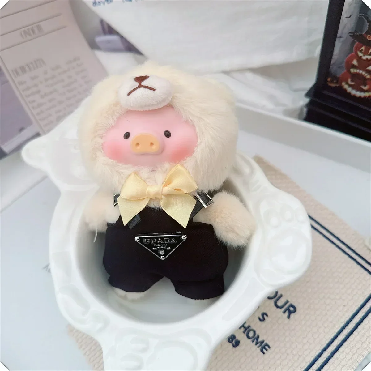 ชุดเสื้อผ้าตุ๊กตา Labubus Mini ขนาด 17 ซม. พร้อมหมวก รองเท้า อุปกรณ์เสริมตุ๊กตา Labubu II ของเล่นสำหรับเล่นปาร์ตี้นั่งเล่น