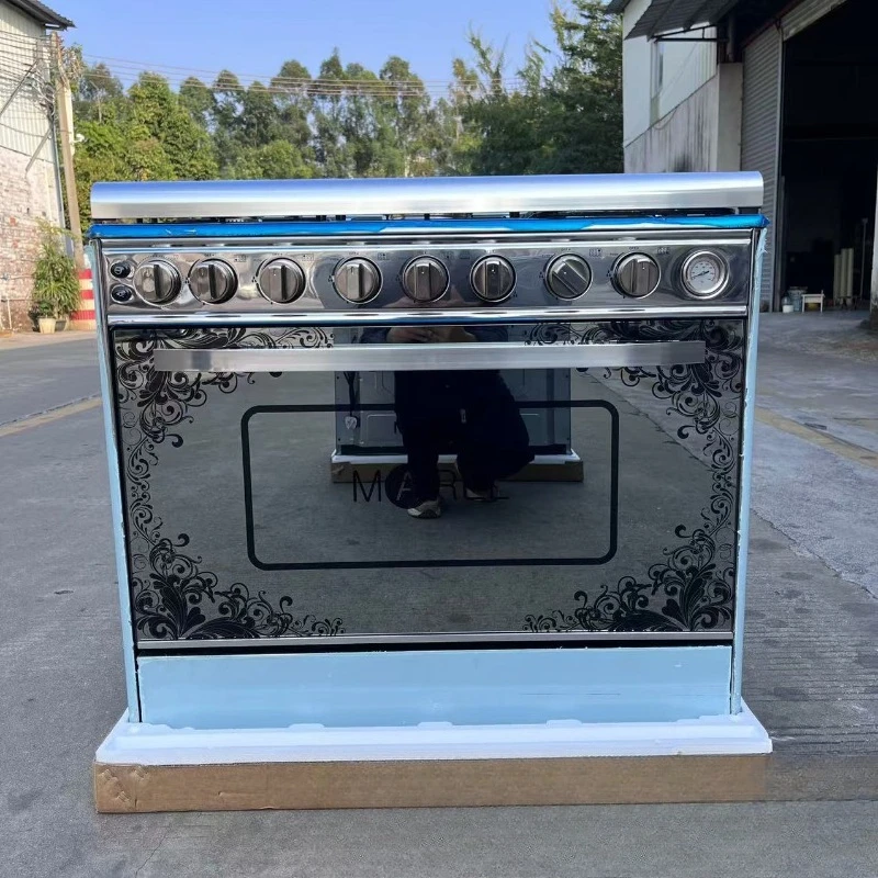 

Oven One-piece upright, multi-functional smart household gas oven